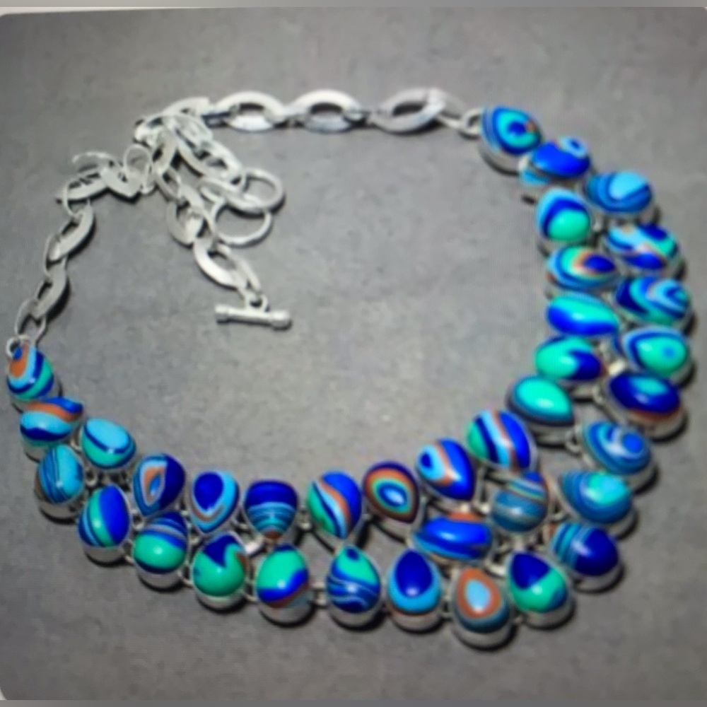 Calsilica Stamped 925 Sterling Silver Necklace